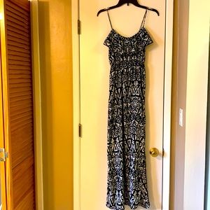 Tribal Print Maxi Dress
